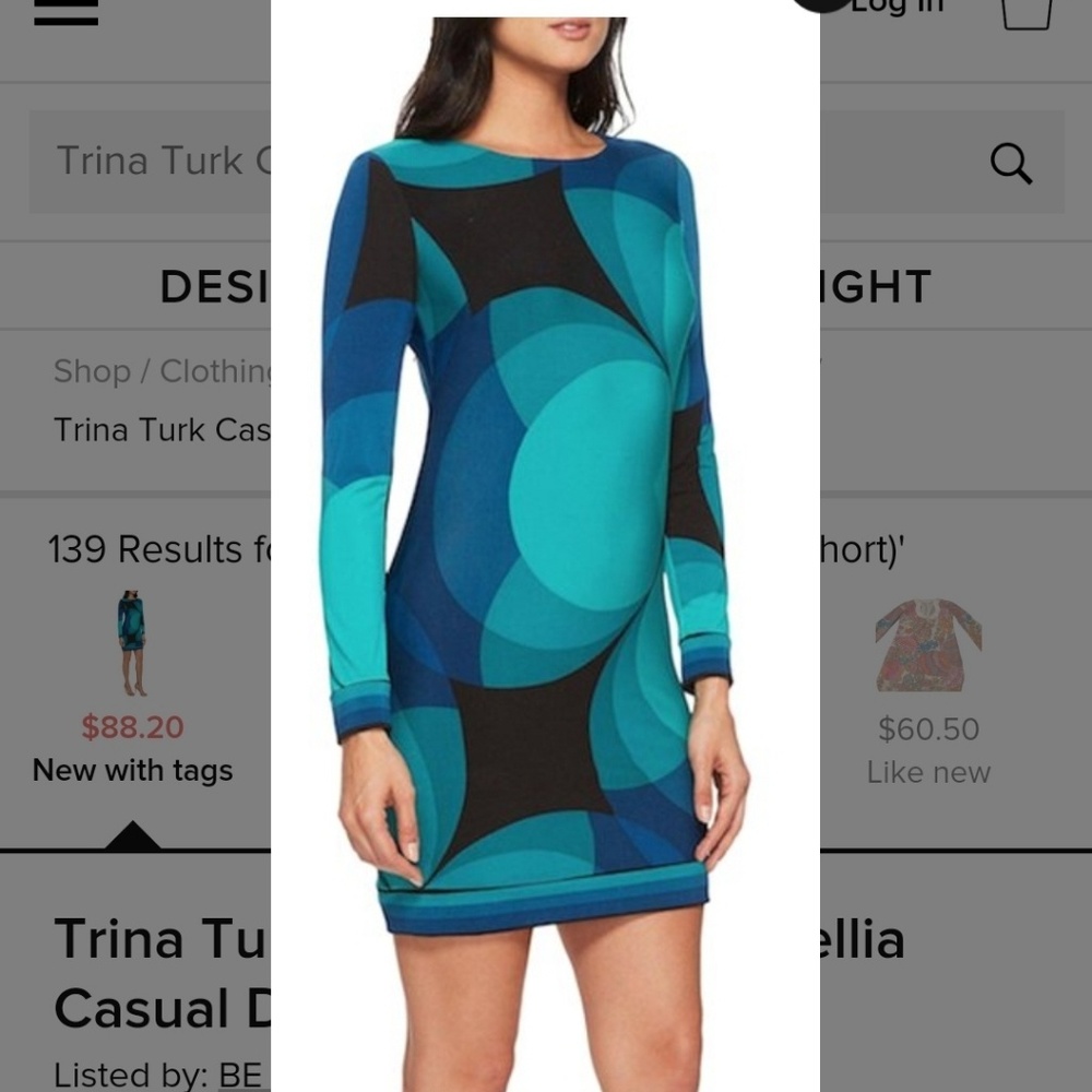 Trina Turk size 6 NWT dress $268